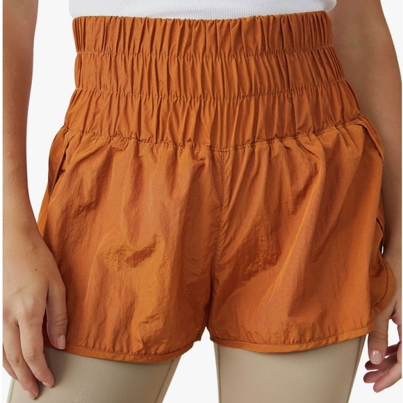 FP Movement by Free People High Waist Orange Shorts - Picture 1 of 7